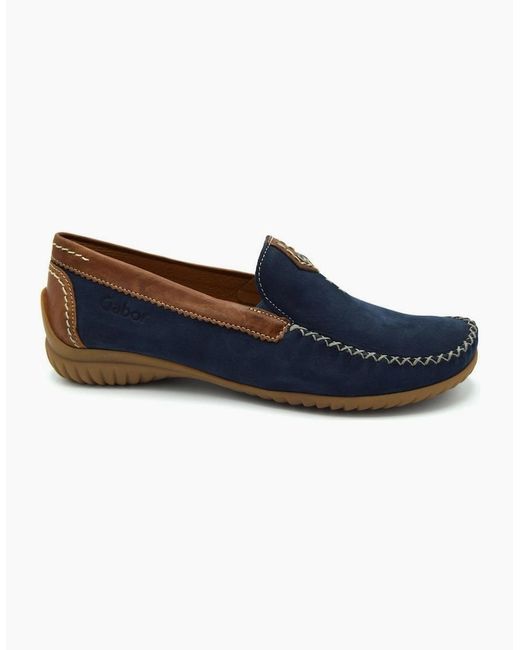 Gabor Blue California 86.090 Ladies Moccasin
