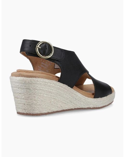 Hush Puppies Blue Dalia Kitten Slingback Court Shoes