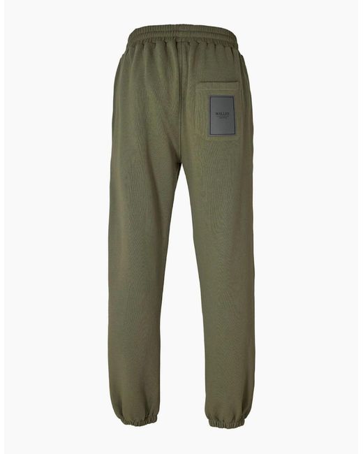 Mallet Green Closed Hem Fleece Joggers for men