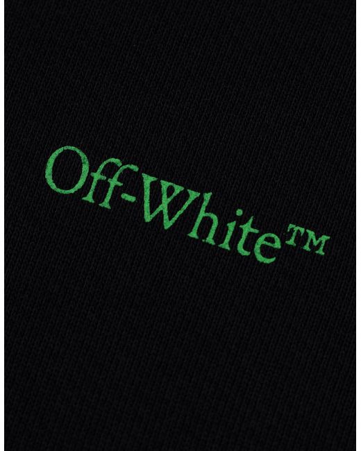 Off-White c/o Virgil Abloh Black Off Moon Cam Arrow Skate Hoodie for men