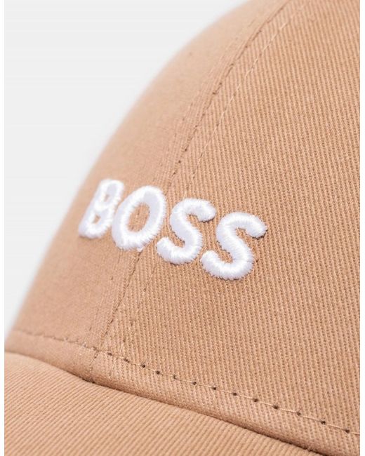 Boss Natural Boss Zed Cotton-Twill Six-Panel Cap With Embroidered Logo Nos for men