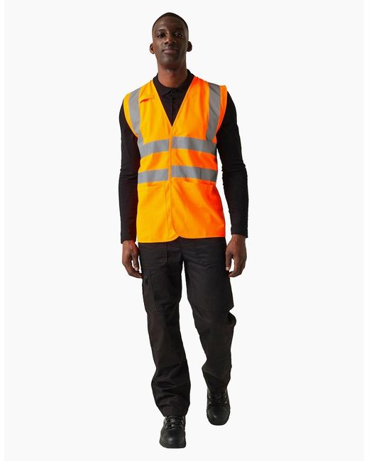 Regatta Orange Professional Hi-Vis Vest for men
