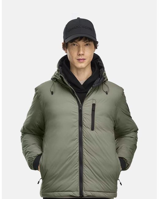 Canada Goose Gray Lodge Hooded Jacket for men