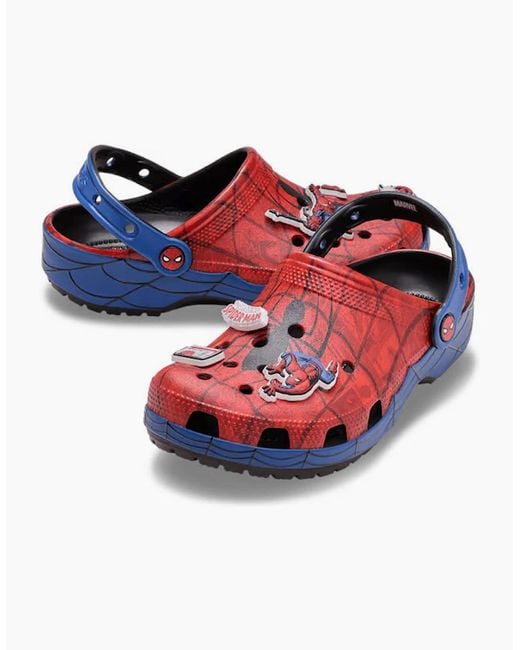 CROCSTM Red Spiderman Web Adults Clogs Multi