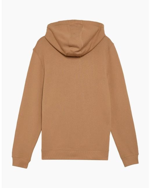 Lyle & Scott Natural Lyle & Scott Zip Through Hoodie for men