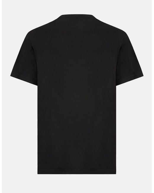 Stone Island Black Slant Pocket 2100008 T Shirt for men