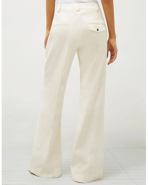 Marella White Loden Long Trouser