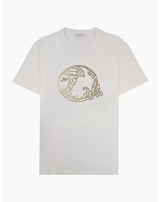Versace White Medusa T Shirt Off for men