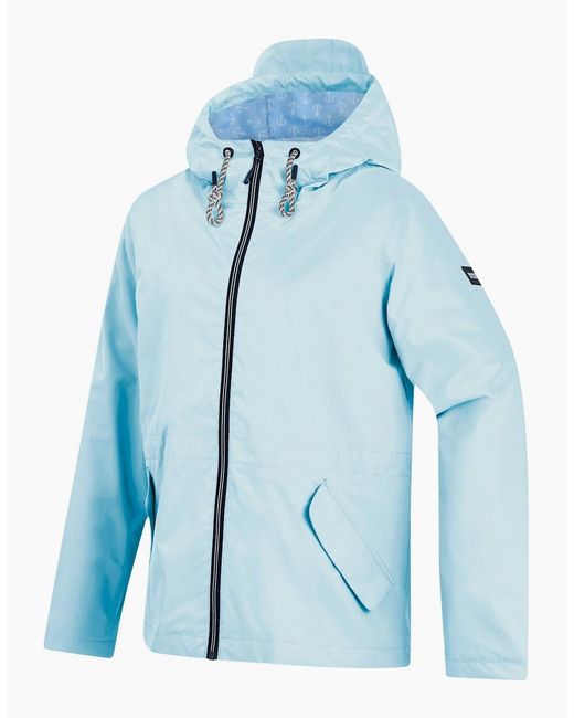 Regatta Blue Ladies Bayletta Plain Waterproof Jacket