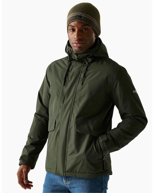 Regatta Green Sterlings Insulated Waterproof Jacket for men