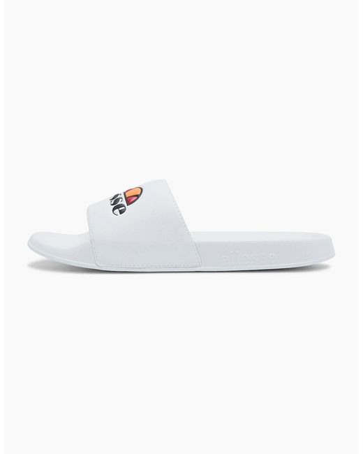 Ellesse White Como Slide for men