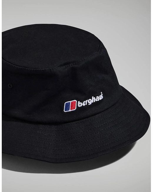 Berghaus Black Recognition Bucket Hat for men