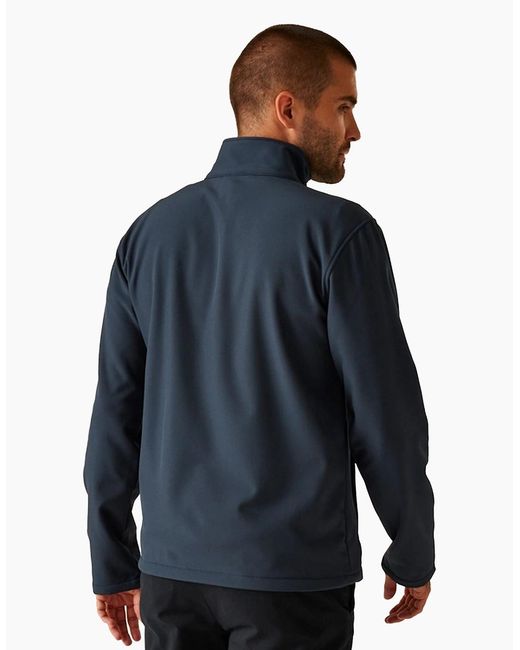 Regatta Blue Professional Reid Softshell Wind Resistant Water Repellent Jacket for men
