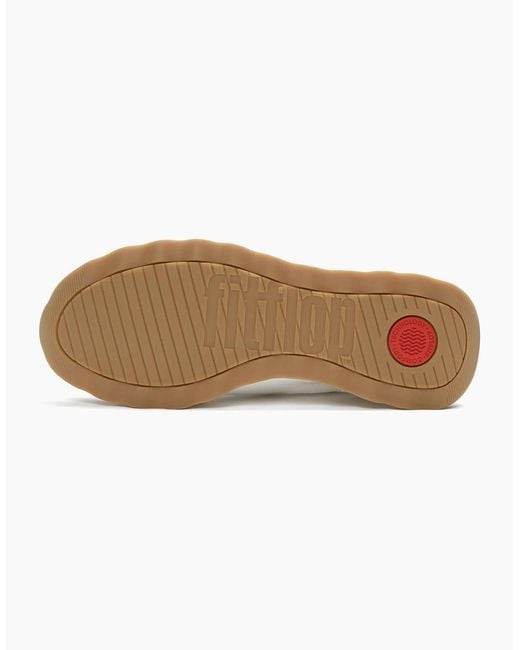 Fitflop White Retro-Q Ff Nylon Urban Mix Trainers