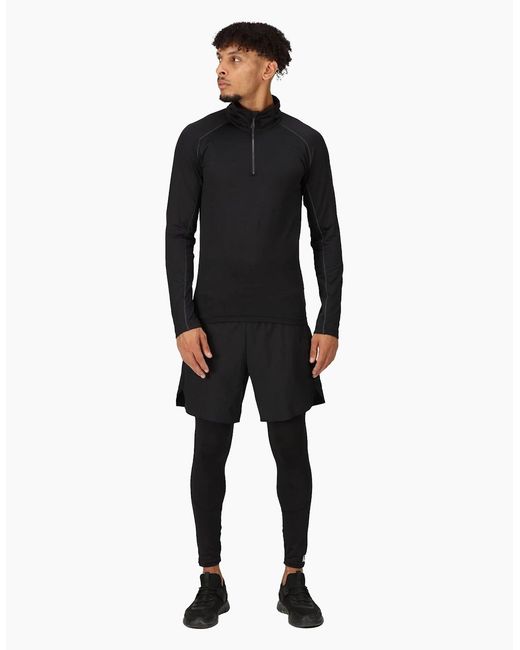 Regatta Blue Professional Core Stretch Half Zip Midlayer for men