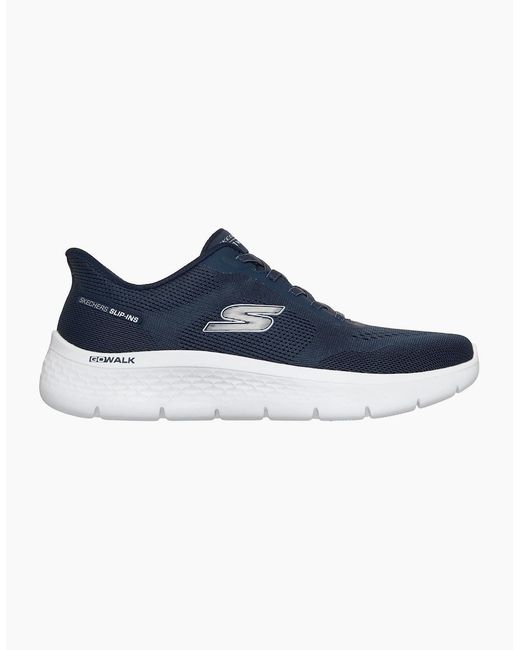 Skechers Go Walk Blue Flex Azriel Textile Textile/ Trim Trainers