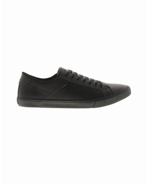 Kickers Black Casual Shoes Kody Lo Leather Lace Up Uk Size for men