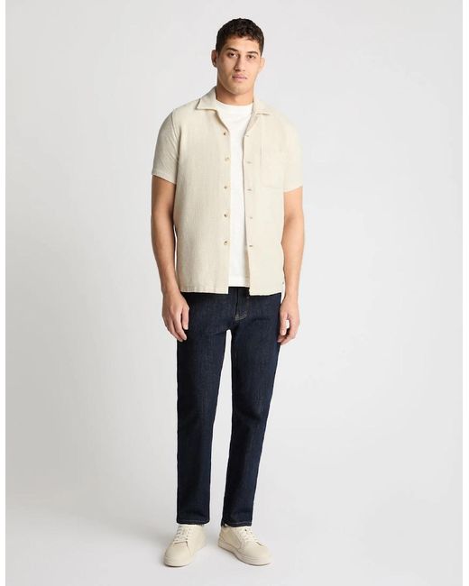 Remus Uomo White Ss Shirt 13988 90 Stone