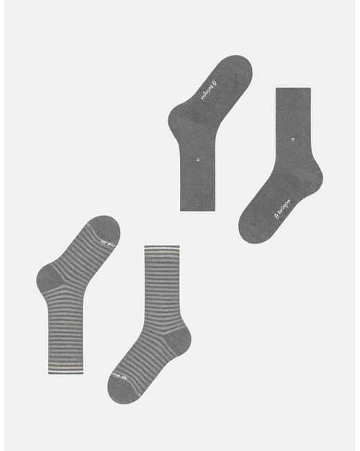 Burlington Multicolor Everyday Stripe 2-Pack Socks Light Melange