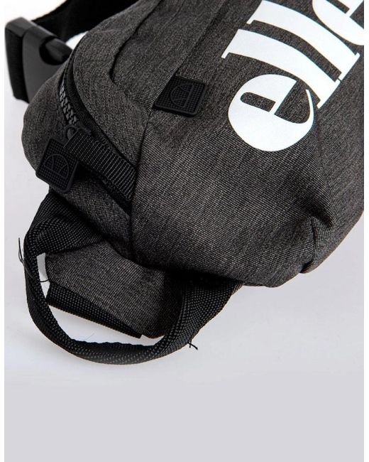 Ellesse Black Bramma Charcoal Cross Body Bag for men