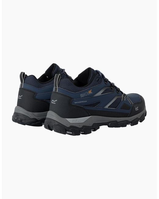 Regatta Blue Holcombe 3 Low Walking Boots for men
