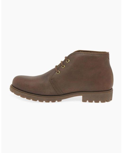 Panama Jack Brown Classic (Bota) Waterproof Leather Lace Up Chukka Ankle Boot for men