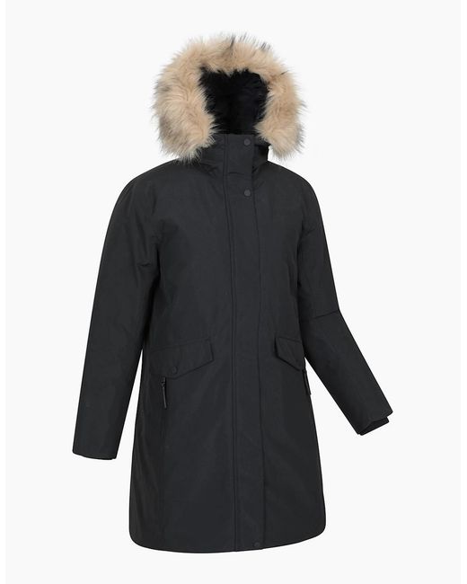 Mountain Warehouse Blue Ladies Marlow Extreme Down Waterproof Parka