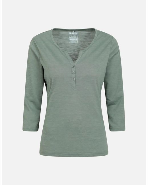 Mountain Warehouse Green Ladies Paphos Quick Dry Uv Protection Top