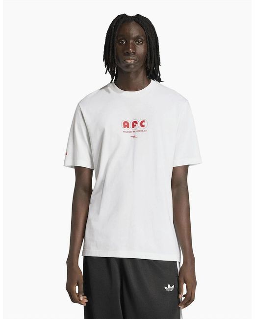 Adidas White Arsenal Fc Seasonal Graphic T for men