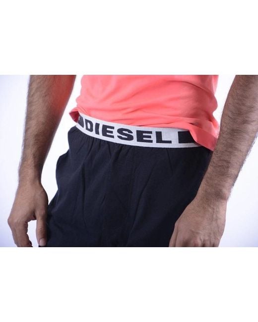 DIESEL Blue Umlb Julio Jogging Bottom Jogger Jersey Sweatpants Tracksuit Bottom for men