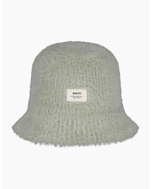 Barts Green Saraah Faux Fur All Round Visor Winter Bucket Hat