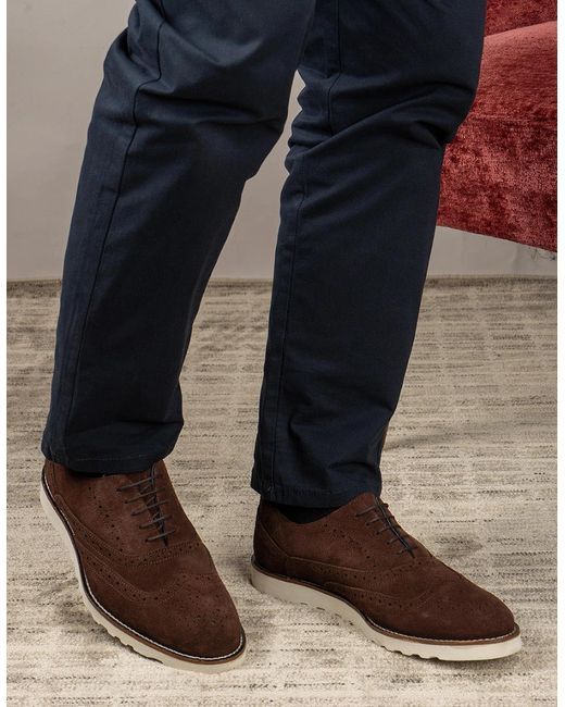 Oswin Hyde Brown Tyler Suede for men