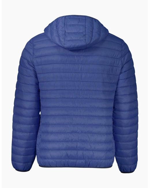 Roberto Cavalli Blue Cavalli Class Plain Quilted Jacket for men