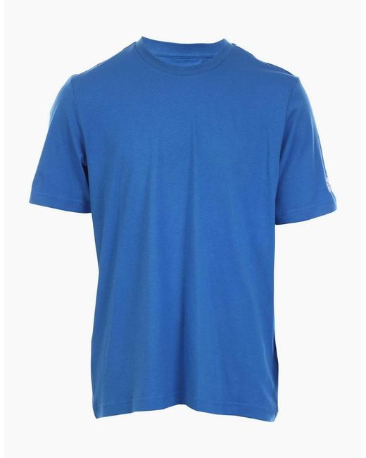 Adidas Blue Blank Tee for men