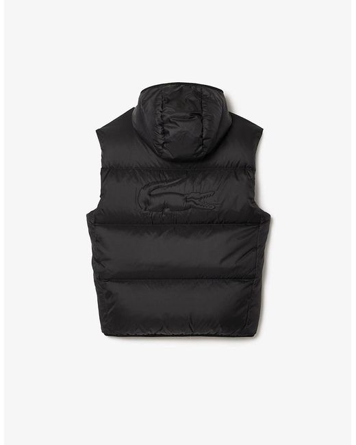 Lacoste Black Gilet for men