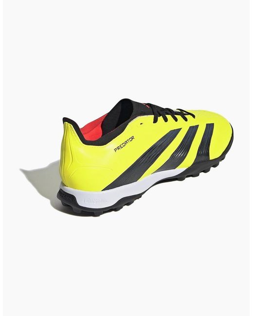 Adidas Predator Yellow Predator 24 League Low Turf Football Boots for men