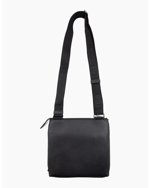 Boss White Zair S Z Signature Stripe Logo Detail Bag 001 for men