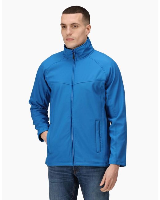 Regatta Blue Uproar Lightweight Wind Resistant Softshell Jacket for men