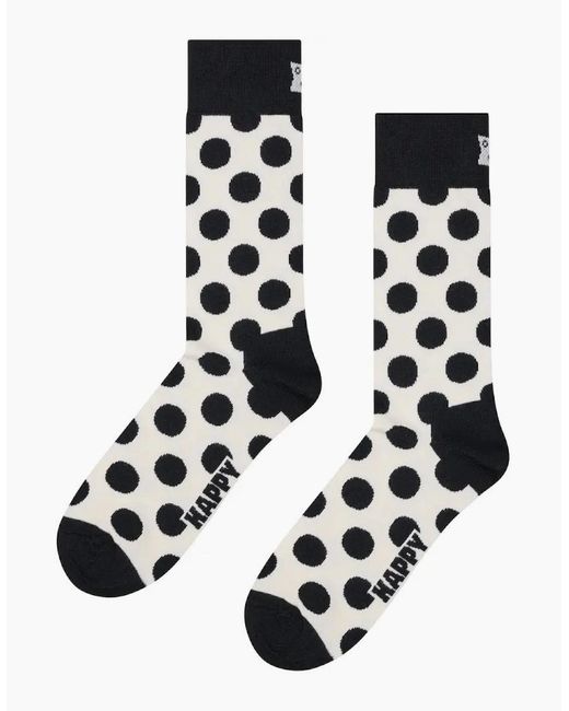 Happy Socks Black 4-Pack And Socks Gift Set