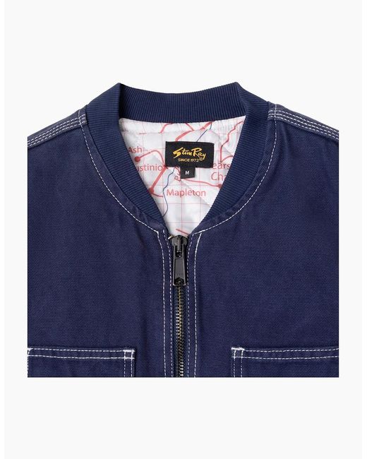 Stan Ray Blue Pork Chop Vest for men
