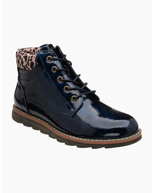 Lotus Blue Lexis Ankle Boots