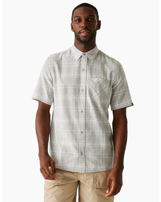 Regatta Gray Loran Checked Shirt for men