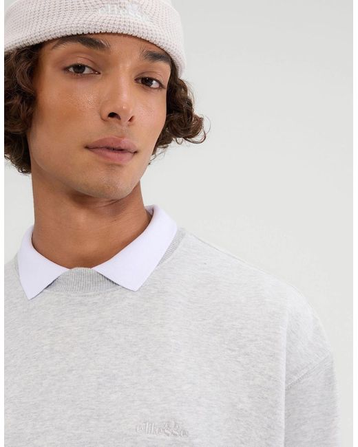 Ellesse Gray Rafori Sweatshirt for men