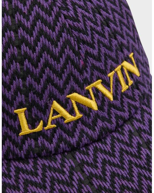 Lanvin Purple X Future Curb Baseball Cap for men