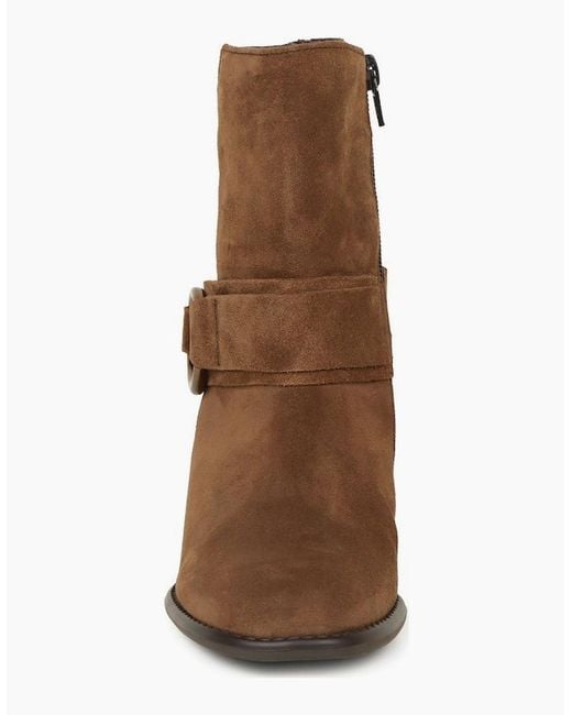Gabor Brown Easel Ankle Boots