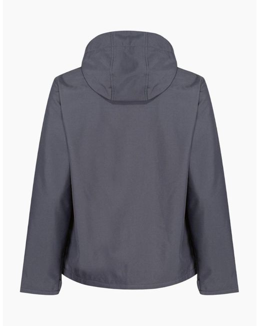 Regatta Blue Professional Venturer Softshell 3 Layer Hooded Jacket for men