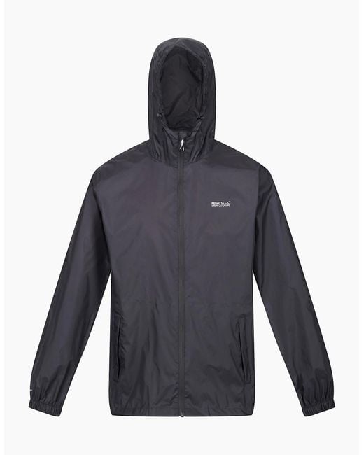 Regatta Blue Pack It Iii Waterproof Jacket for men