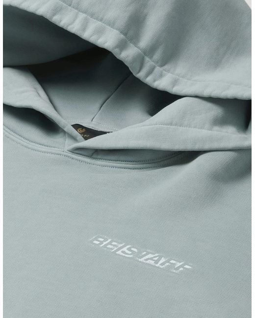 Belstaff Blue Competition Momentum Hoodie Mist for men