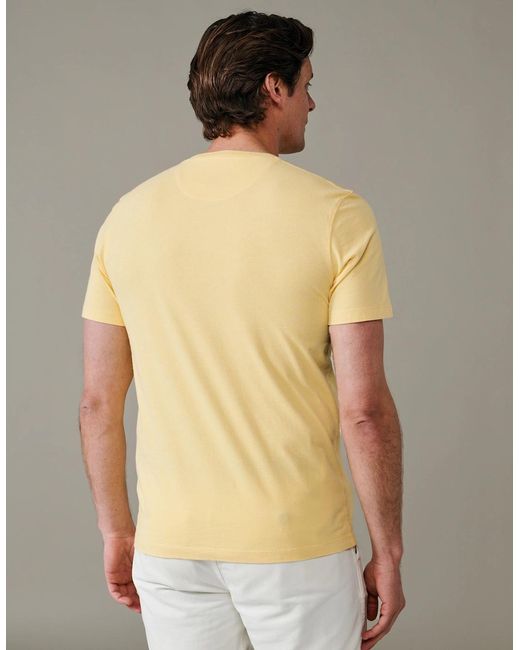 aubi Blue Organic Cotton T-Shirt for men