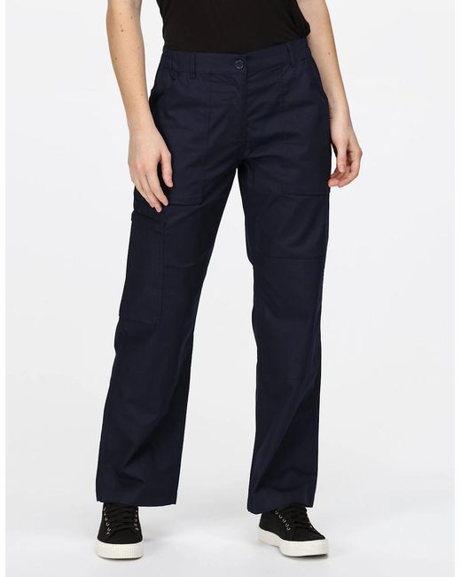 Regatta Blue Ladies New Action Trouser (Long) Pants